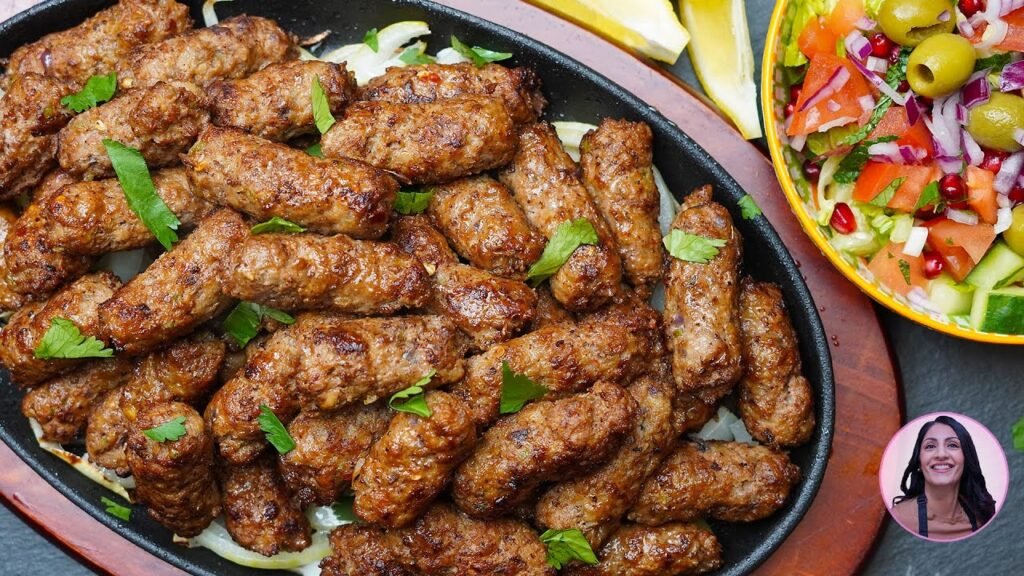 herkullinen kebab annos nayttavassa ymparistossa